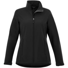 Load image into Gallery viewer, Maxson women's softshell jacket — Black (front)