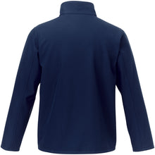 Load image into Gallery viewer, Orion men's softshell jacket — Navy (back)