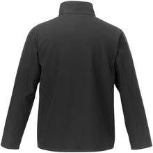 Load image into Gallery viewer, Orion men's softshell jacket — Black (back)