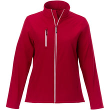 Load image into Gallery viewer, Orion women's softshell jacket — Red (front)