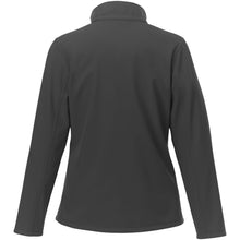 Load image into Gallery viewer, Orion women's softshell jacket — Storm grey (back)