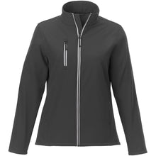 Load image into Gallery viewer, Orion women's softshell jacket — Storm grey (front)