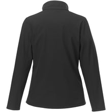 Load image into Gallery viewer, Orion women's softshell jacket — Black (back)