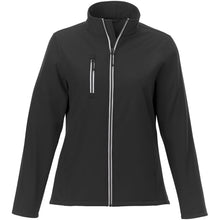 Load image into Gallery viewer, Orion women's softshell jacket — Black (front)