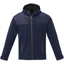 Load image into Gallery viewer, Match men's softshell jacket — Navy (front)