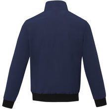 Load image into Gallery viewer, Keefe unisex lightweight bomber jacket — Navy (back)