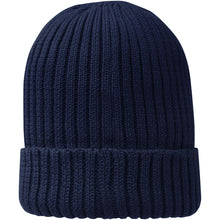 Load image into Gallery viewer, Ives organic beanie — Navy (back)