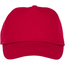 Load image into Gallery viewer, Feniks kids 5 panel 175 g/m2 cap — Red (front)