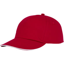 Load image into Gallery viewer, Styx 5 panel 175 g/m2 sandwich cap — Red