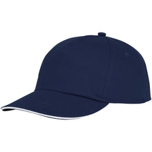 Load image into Gallery viewer, Styx 5 panel 175 g/m2 sandwich cap — Navy