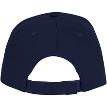 Load image into Gallery viewer, Ceto 5 panel 175 g/m2 sandwich cap — Navy (back)