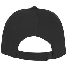Load image into Gallery viewer, Ares 6 panel 175 g/m2 cap — Black (back)