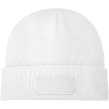 Load image into Gallery viewer, Boreas beanie with patch — White (front)