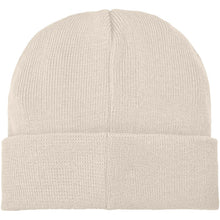 Load image into Gallery viewer, Boreas beanie with patch — Sandstone (back)