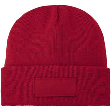 Load image into Gallery viewer, Boreas beanie with patch — Red (front)