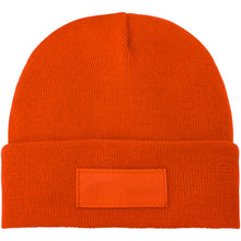 Load image into Gallery viewer, Boreas beanie with patch — Orange (front)