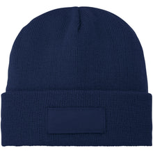Load image into Gallery viewer, Boreas beanie with patch — Navy (front)