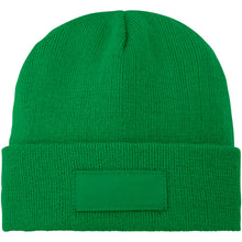 Load image into Gallery viewer, Boreas beanie with patch — Fern green (front)