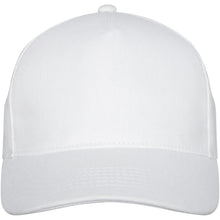 Load image into Gallery viewer, Doyle 5 panel 260 g/m2 cap — White (front)