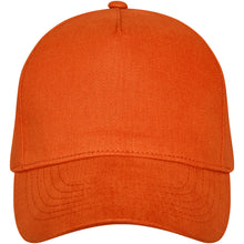 Load image into Gallery viewer, Doyle 5 panel 260 g/m2 cap — Orange (front)