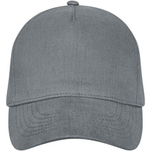 Load image into Gallery viewer, Doyle 5 panel 260 g/m2 cap — Grey (front)