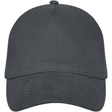 Load image into Gallery viewer, Doyle 5 panel 260 g/m2 cap — Storm grey (front)