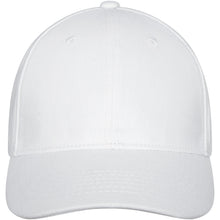 Load image into Gallery viewer, Davis 6 panel 260 g/m2 cap — White (front)