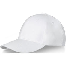 Load image into Gallery viewer, Davis 6 panel 260 g/m2 cap — White