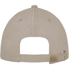 Load image into Gallery viewer, Davis 6 panel 260 g/m2 cap — Oatmeal (back)