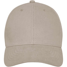 Load image into Gallery viewer, Davis 6 panel 260 g/m2 cap — Oatmeal (front)