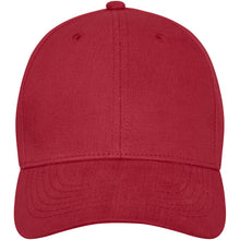 Load image into Gallery viewer, Davis 6 panel 260 g/m2 cap — Red (front)