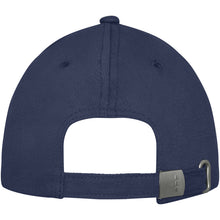 Load image into Gallery viewer, Davis 6 panel 260 g/m2 cap — Navy (back)