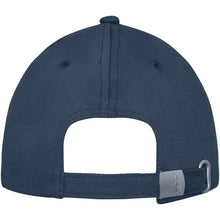 Load image into Gallery viewer, Davis 6 panel 260 g/m2 cap — Hale Blue (back)
