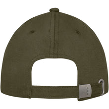 Load image into Gallery viewer, Davis 6 panel 260 g/m2 cap — Forest green (back)