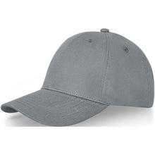 Load image into Gallery viewer, Davis 6 panel 260 g/m2 cap — Grey