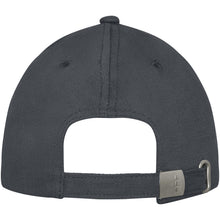 Load image into Gallery viewer, Davis 6 panel 260 g/m2 cap — Storm grey (back)