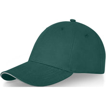 Load image into Gallery viewer, Darton 6 panel 260 g/m2 sandwich cap — Forest green
