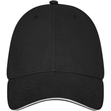 Load image into Gallery viewer, Darton 6 panel 260 g/m2 sandwich cap — Black (front)