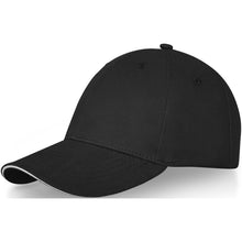 Load image into Gallery viewer, Darton 6 panel 260 g/m2 sandwich cap — Black
