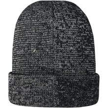 Load image into Gallery viewer, Rigi reflective beanie — Black (back)