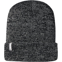 Load image into Gallery viewer, Rigi reflective beanie — Black (front)