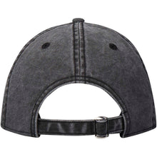 Load image into Gallery viewer, Grafton 6 panel 270 g/m² washed cap — Black (back)