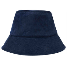 Load image into Gallery viewer, Melo 230 g/m² GRS recycled terry sun hat — Navy (front)