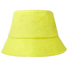 Load image into Gallery viewer, Melo 230 g/m² GRS recycled terry sun hat — Lime (back)