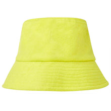 Load image into Gallery viewer, Melo 230 g/m² GRS recycled terry sun hat — Lime (front)