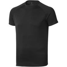 Load image into Gallery viewer, Niagara 145 g/m2 short sleeve men's cool fit t-shirt — Black