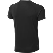 Load image into Gallery viewer, Niagara 145 g/m2 short sleeve men's cool fit t-shirt — Black (back)