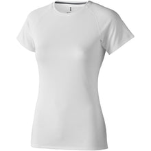 Load image into Gallery viewer, Niagara 145 g/m2 short sleeve women's cool fit t-shirt — White