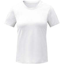 Load image into Gallery viewer, Kratos 105 g/m2 short sleeve women's cool fit t-shirt — White (front)