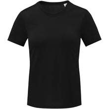 Load image into Gallery viewer, Kratos 105 g/m2 short sleeve women's cool fit t-shirt — Black (front)